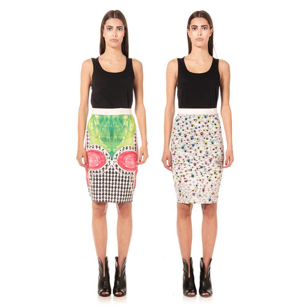 ANIMAPOP Skirt reversible - just trend abbigliamento online shop